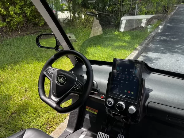 2022 Evolution D3 Charcoal Grey 4 Seater Electric Golf Cart for Sale