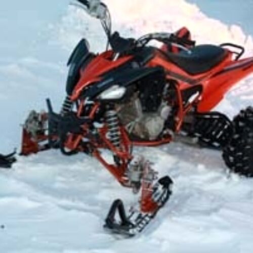 125cc Intruder Midsize AtSki W/Reverse Snowmobile for Sale
