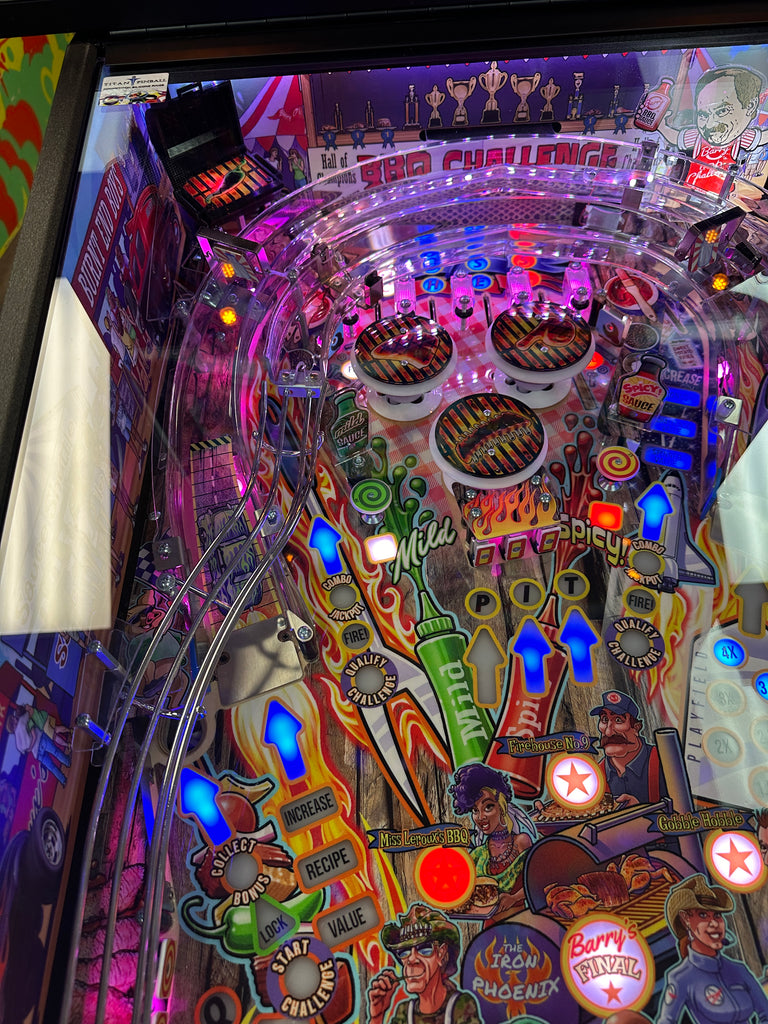 American Pinball Barry O's BBQ Challenge Classic Pinball Machine for sale ()