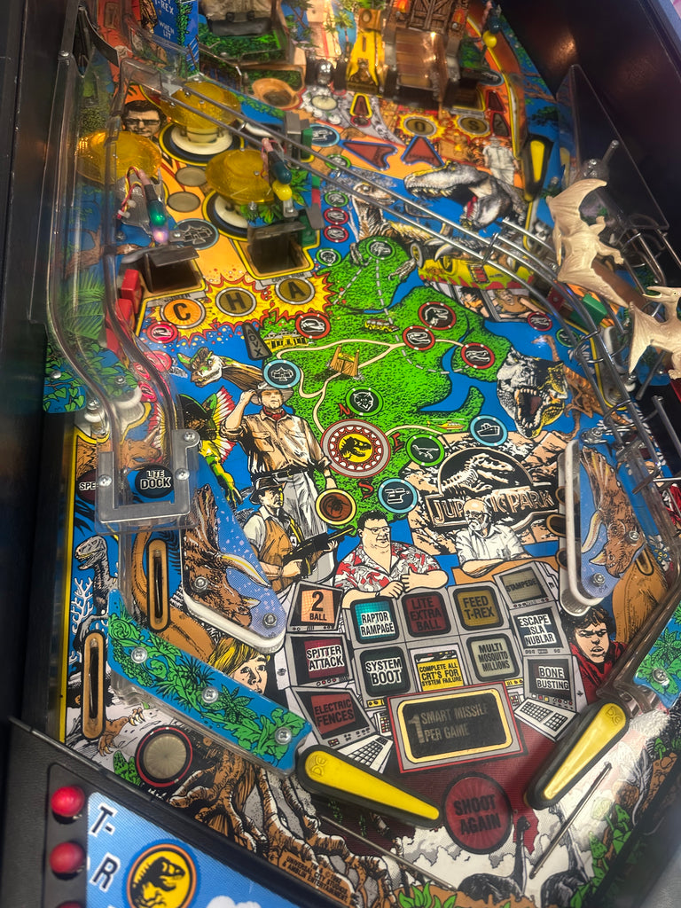 Data East Jurassic Park Pinball Machine for sale ()