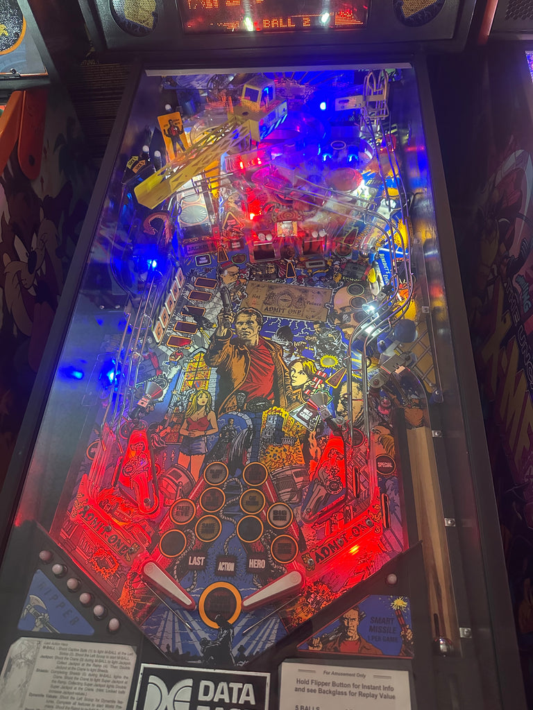 Data East Last Action Hero Pinball Machine for sale ()