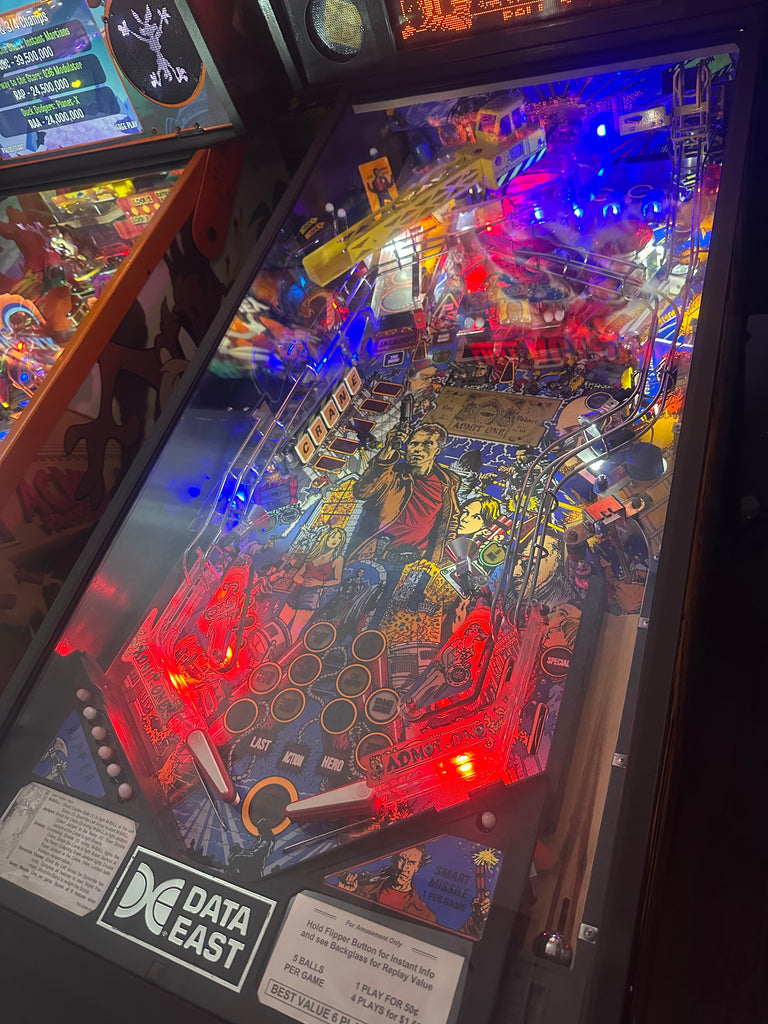 Data East Last Action Hero Pinball Machine for sale ()