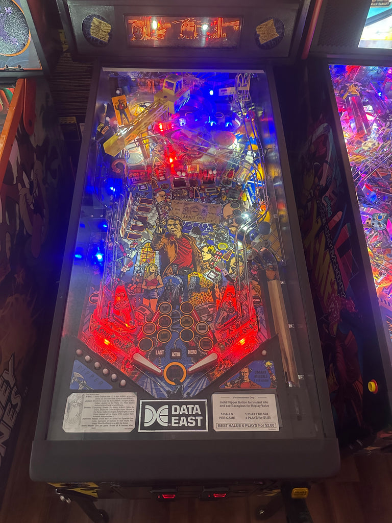 Data East Last Action Hero Pinball Machine for sale ()