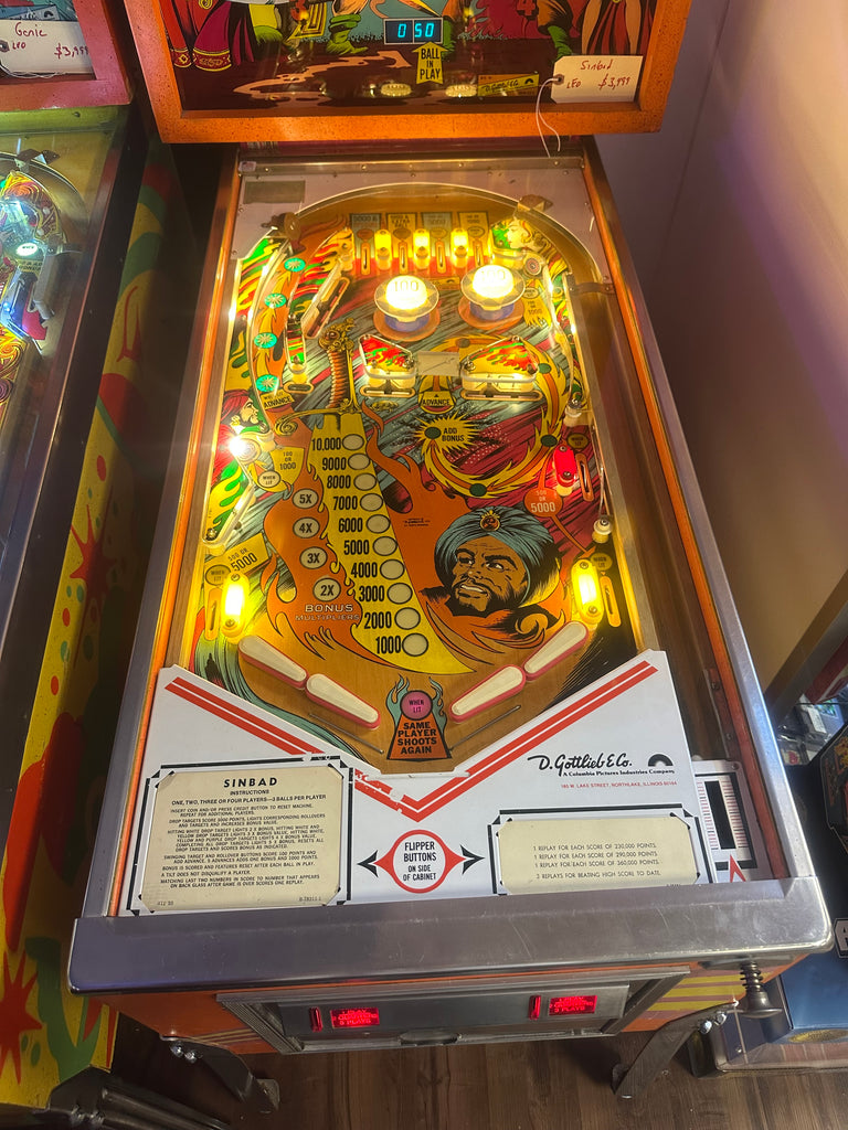Gottlieb Sinbad Pinball Machine for sale ()