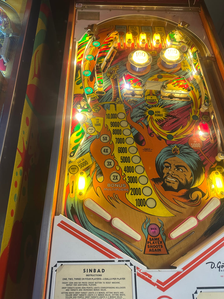 Gottlieb Sinbad Pinball Machine for sale ()
