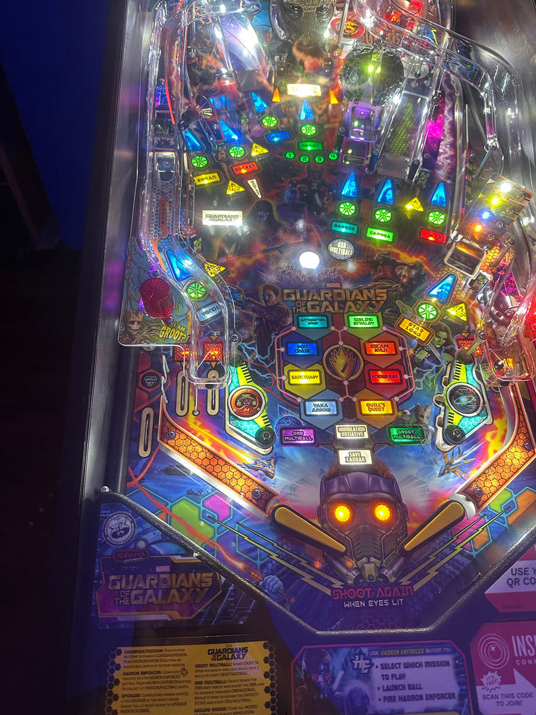 Stern Pinball Guardians of the Galaxy Pro Pinball Machine for sale ()
