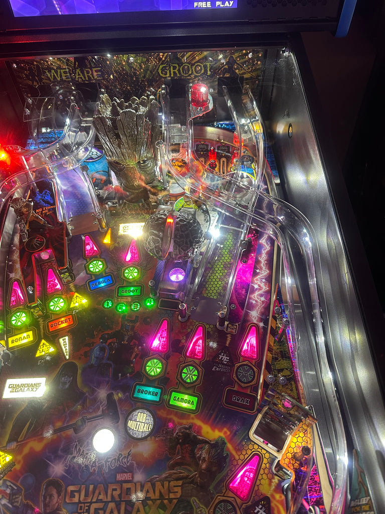Stern Pinball Guardians of the Galaxy Pro Pinball Machine for sale ()