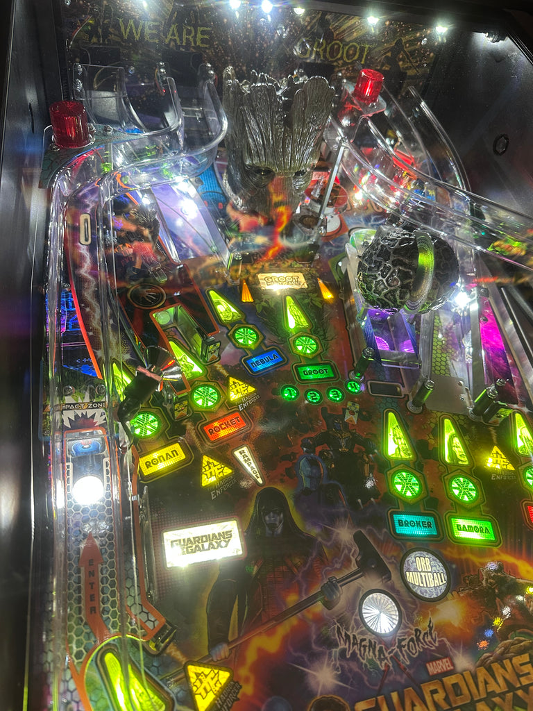 Stern Pinball Guardians of the Galaxy Pro Pinball Machine for sale ()