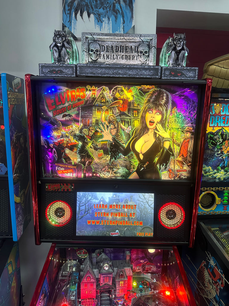 Stern Pinball LOADED Elvira’s House of Horrors Premium Pinball Machine for sale ()
