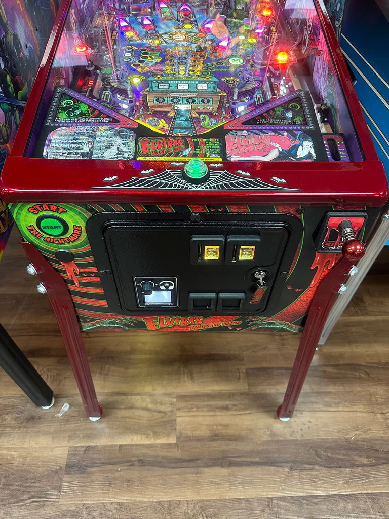Stern Pinball LOADED Elvira’s House of Horrors Premium Pinball Machine for sale ()