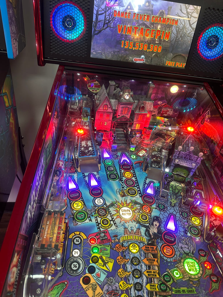 Stern Pinball LOADED Elvira’s House of Horrors Premium Pinball Machine for sale ()
