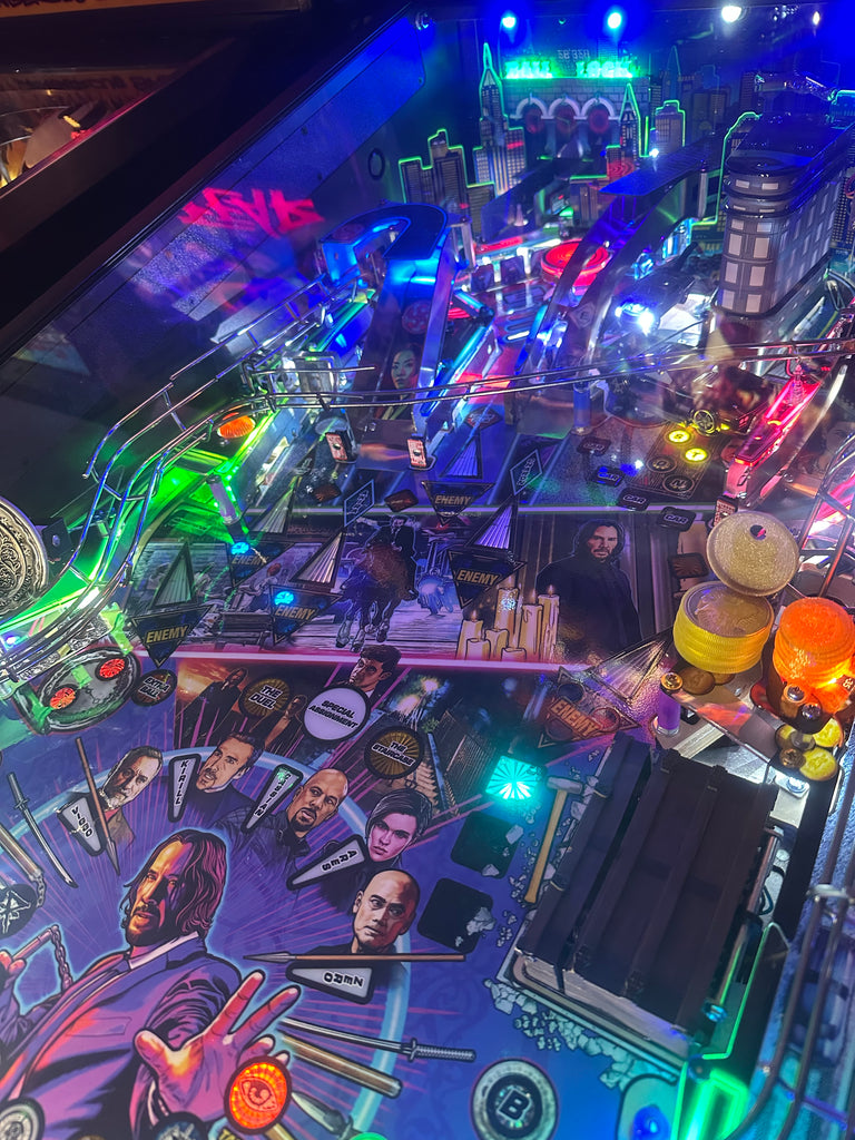 Stern Pinball LOADED John Wick Premium Pinball Machine for sale ()
