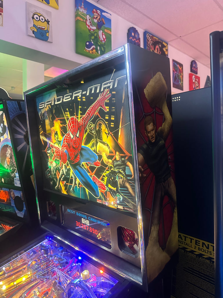 Stern Pinball LOADED Spider Man Pinball Machine for sale ()
