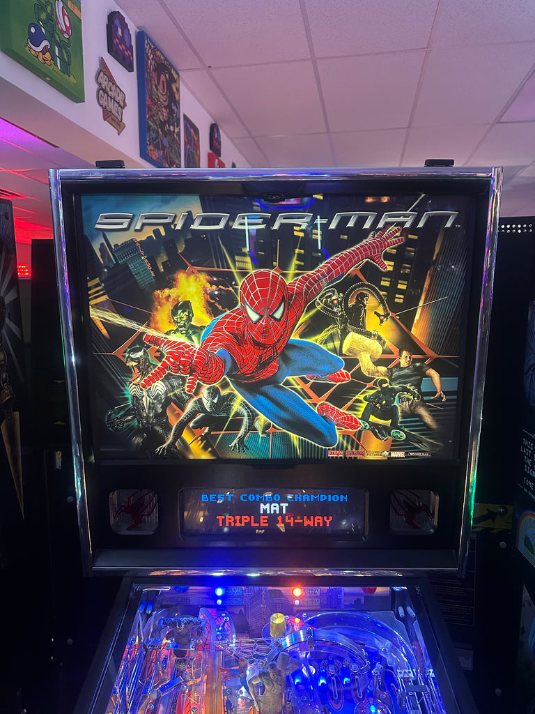 Stern Pinball LOADED Spider Man Pinball Machine for sale ()