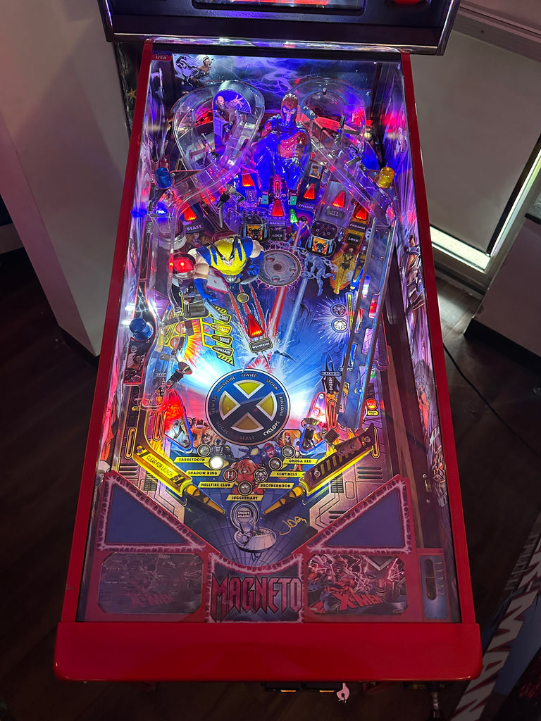 Stern Pinball LOADED X Men Limited Magneto Edition Pinball Machine for sale ()