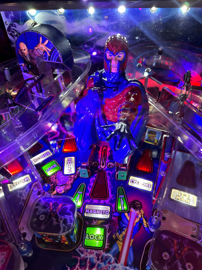 Stern Pinball LOADED X Men Limited Magneto Edition Pinball Machine for sale ()
