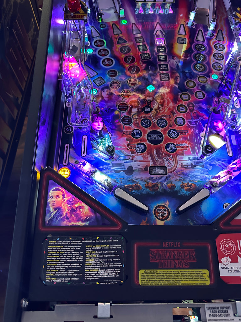 Stern Pinball Stranger Things Premium Pinball Machine for sale ()