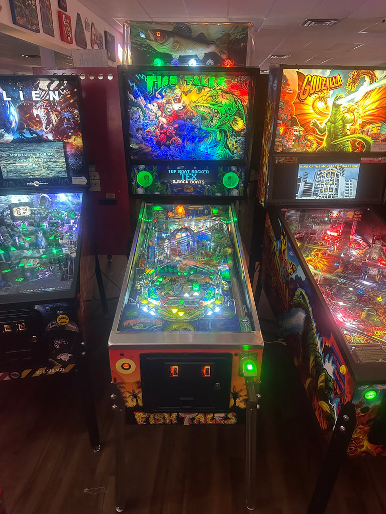 Williams LOADED Fish Tales Pinball Machine for sale ()